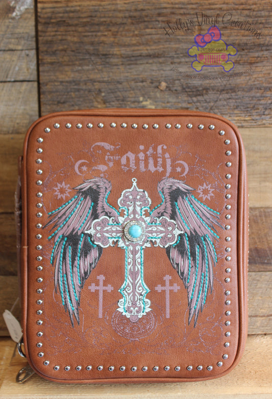 Faith Cross Bible Cover